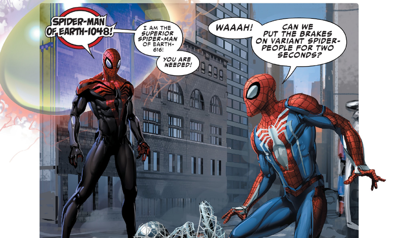 Jeez, Pete, if you think two Spider-Men is a lot, just wait for the rest of this event!